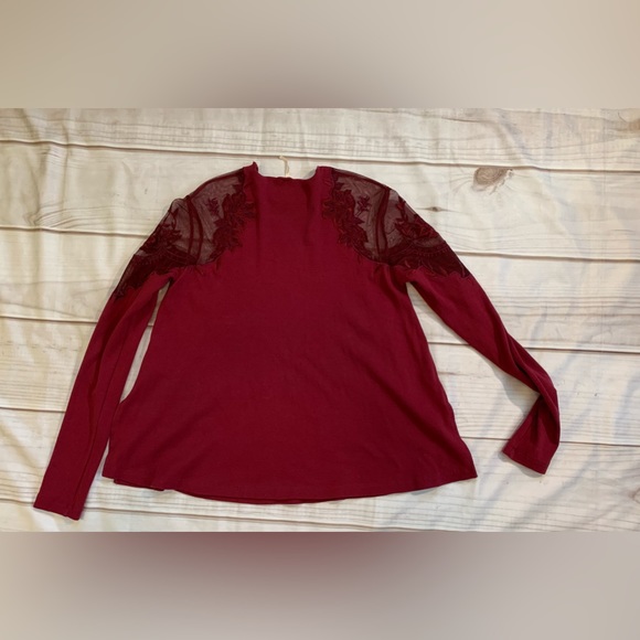 FREE PEOPLE Daniella Embroidered Illusion Top - Picture 6 of 9